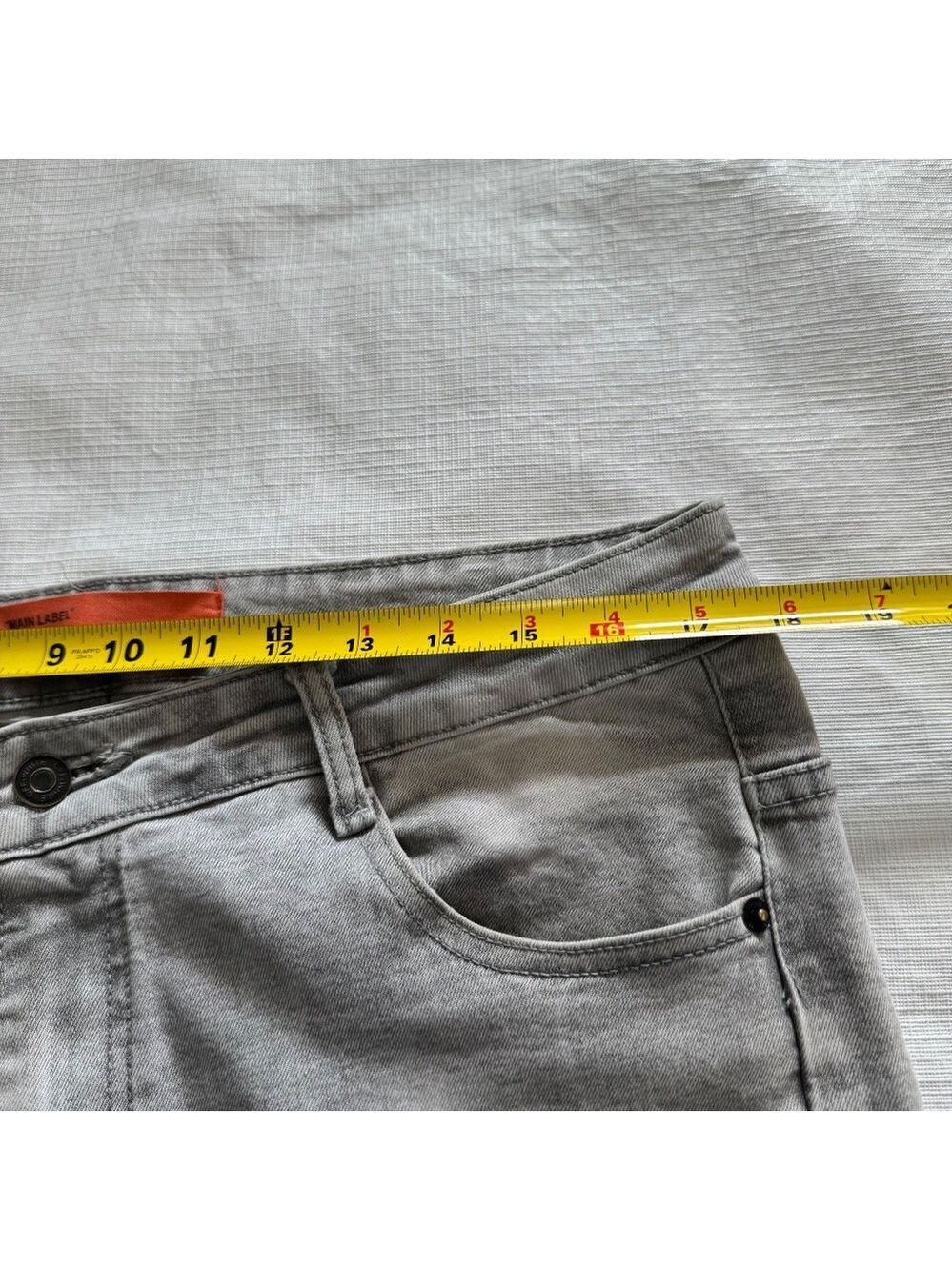 Off-White c/o Virgil Abloh Main Label 2013 Orange Graphic Skinny Jeans size 36 - Picture 12 of 15